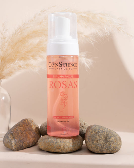 Espuma Facial de Rosas