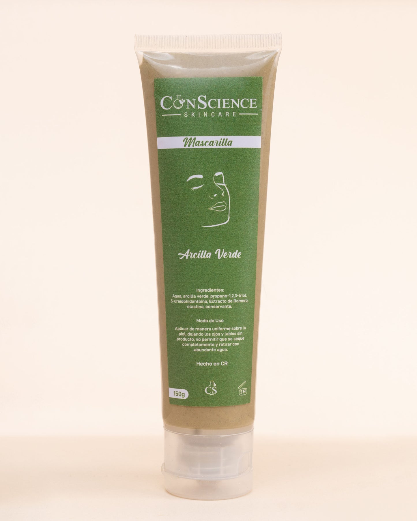 Mascarilla Facial de Arcilla Verde