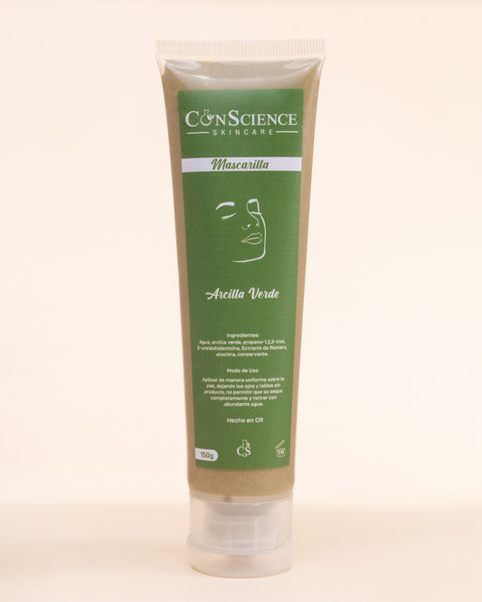 Mascarilla Facial de Arcilla Verde