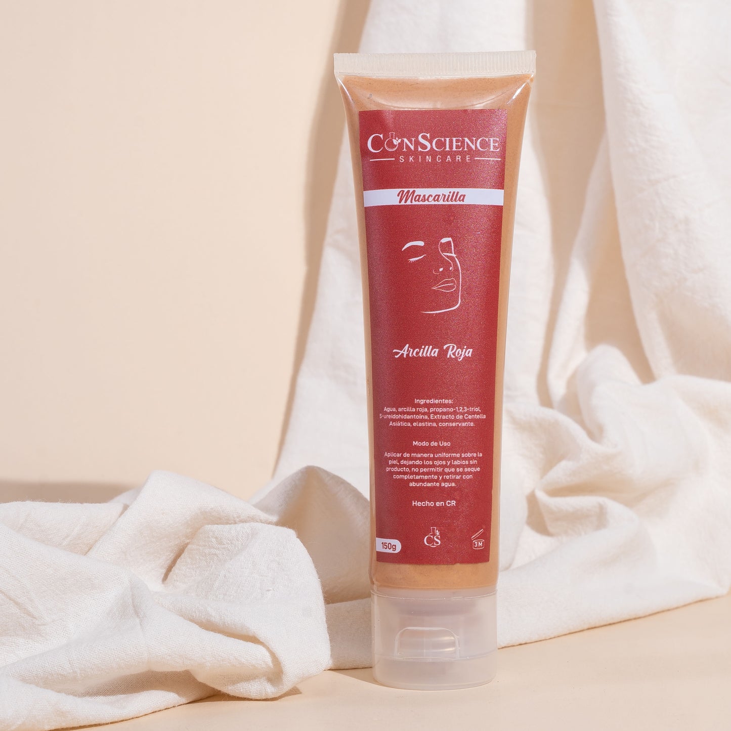 Mascarilla Facial de Arcilla Roja